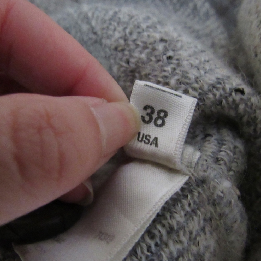 Bogner Vintage Cardigan Sweater Medium Snowflake Dogs Sled Wool Fair Isle Chunky - Picture 11 of 12